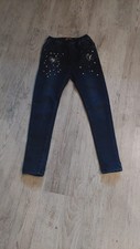 Thermojeans mit Perlen Mädchen Gr. 146