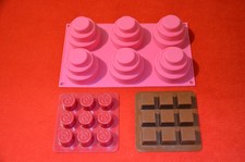 3 Silikon Formen + Backen + Kuchen + Herd + Pralinen + Küche + Muffins Plätzchen