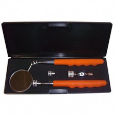 Ausziehbare Magnetheber Inspektionsspiegel Kontrollspiegel TELESKOPSPIEGEL Satz