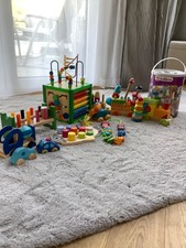 Große Kiste Holzspielzeug, Vtech Polizeirevier, Vtech Fütter mich Dino