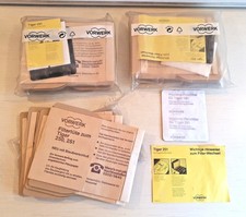VORWERK Tiger 250/251 Filtertüte 28 Stück original Staubsauger Beutel Filter OVP