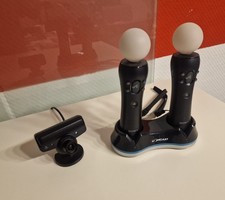 Sony PlayStation Move Motion Twin Controller Ps3 Ps4 + PISTOLE + CAMERA SET