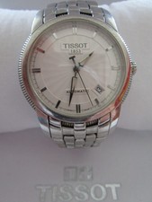 Tissot Herrenuhr Ballade III Edelstahl WD30 Saphirglas Blatt weiß Datum