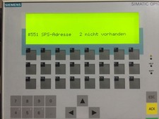 Siemens Simatic OP 17 DP 6AV3 617-1JC20-0AX1 Operator Panel 6AV3617-1JC20-0AX1