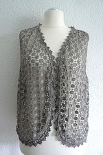 Spitzen Pailletten Bolero offene Front Top  Party Wear Damen oversize