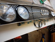 AUDI 80 B1 Doppelscheinwerfer + Grill, Leisten komplett, sehr guter Zustand, NOS