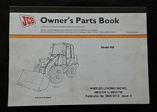 JCB Modell 409 Rollen Lade Schaufel Traktor Teile Katalog Manuell 320 + Pages