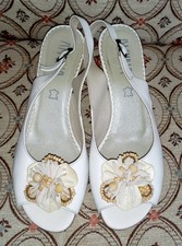 Frauen Sandalen Leder Gr.7,5(41) ALPINA weiß