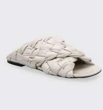 Bottega Veneta das Board Flach Sandalen/Slide beige BV Gepolstert EU 39 UK ￼ 6 ausverkauft
