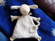 Topomini / Topolino Schmusetuch / Kuscheltuch "Schaf/Lämmchen" mit Zahnungshilfe