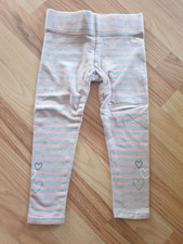 Seasons warme Thermoleggings Gr. 104/110 Mädchen rosa grau NEU