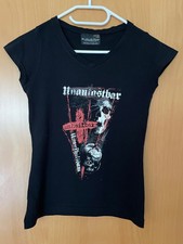 Unantastbar T-Shirt Damen Gr. girl S Girlie Gerader Weg schwarz Top Zustand