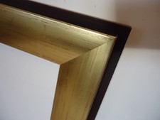 Bilderrahmen 20x30cm gold Holz Rahmen für Keilrahmen Leinwand geeignet