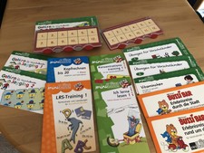 MINI-LÜK-FAMILIEN-Set mit 11 Lernbüchern mit 2.Kontrollgerät, sehr guter Zustand