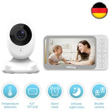 4.3” Digital Funk Babyphone mit Kamera Farbe Video Monitor Nachtsicht Babypflege
