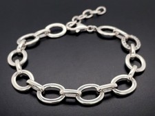 *SCHMUCKJAGD* ARMBAND AUS 925/- SILBER RHODINIERT MIT ZIRKONIA