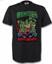 Demente Are Go T Shirt Psychobilly die Meteore King Kurt Krämpfe Rockabilly