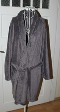 grauer Frottee Bademantel Morgenrock Marke Karstadt Gr. M