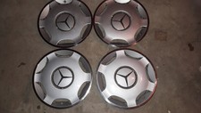 4 x Mercedes Benz 15 Zoll Radkappen 1244011424 Chrom Rahmen