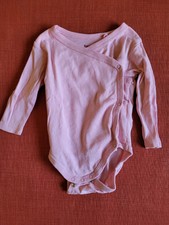 Lupilu Pure Collection Langarm Body Gr. 62/68 Rosa Wickel-Body