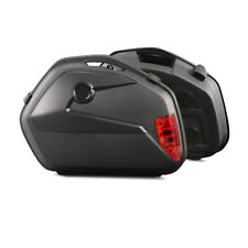 Motorrad Koffer + Kofferträger Seitenkoffer Universal Bagtecs SC22 C-Ware