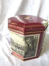 Blechdose Vorratsdose Pralinendose Mirabell MOZART Mozartkugeln Salzburg Top!!