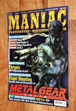 1999 Maniac Magazin Metal Gear Solid Sonic Adventure Resident Evil MediEvil Fifa