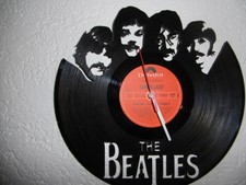 Beatles Vinyl Wanduhr Schallplatte Uhr Dekor Watch Geschenk Rock N Roll