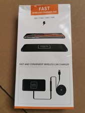 Auto-Ladegerät, Qi Wireless Charger Anti-Rutsch-Auto Wireless Charging Pad 10w F