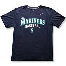 Nike T Shirt Mariners Baseball, Herren, Medium, Nike Baseball Tee.