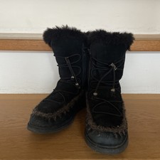 Geox Boots Winterstiefel mit Plüsch + Zugbandverschluss schwarz, Mädchen, Gr. 36