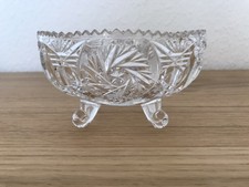 Traumhafte Schale Bleikristall Kristall oval Vitrinenstück