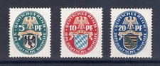 Deutsches Reich Nothilfe Landeswappen Mi.Nr. 375 - 377 postfrisch ** 1925