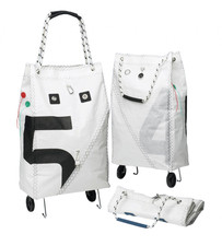 Trend Marine Segeltuch Einkaufstrolly Trolley Sea King Hackenporsche Shopper