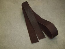 ≈ 120 - 150 cm x 4 cm Latigo Lederriemen 3,6 - 4,2 mm Riemen Gürtelriemen braun