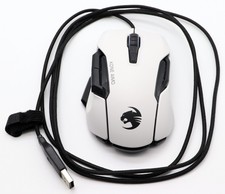 Maus Roccat Kone kompatibel mit PC RGB AIMO LED Zubehör Gaming weiß teildefekt