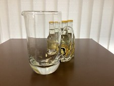 Vintage Bistro Glaskaraffe Krug Saftkrug Bierpitcher Wasserkrug Milchkanne
