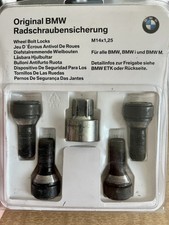 Original BMW Radschraubenschloss-Satz Radschraubensicherung M14x1,25 36132453961