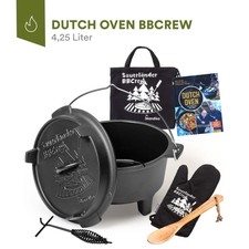 Skandika BBCrew Dutch Oven 4,25 Liter Gusseisen Topf emailliert B-Ware