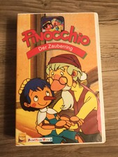 VHS Video Cassette Pinocchio Der Zauberring KIndermärchen Märchen Kinder-TV 