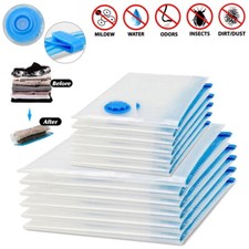 6er Set Vakuumbeutel Aufbewahrungsbeutel Kleidung Vakuum Beutel Kleiderbeutel