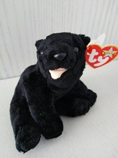 Ty Beanie Babies "Cinders" Date of birth April 30, 2000 unbespielt Handmade Bär