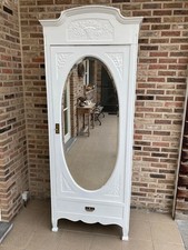 Wunderschones Shabby Jugendstil Kleiderschrank (Versand Moglich)