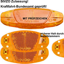 Fahrrad Speichenreflektoren Katzenaugen Speichen Reflektoren orange StVZO