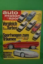 Auto Motor Sport AMS 21/85 * Gemballa Avalanche Audi 200 Turbo Volvo 740 GLE