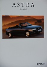 Prospekt Opel Astra Cabrio von 11/1994 + Astra Cabrio Bertone Edition von 2/95