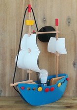 Piraten Schiff Pendelleuchte Niermann Standby Lampe Deckenleuchte Holz