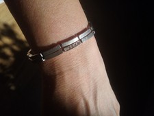 Fossil Armband 925 er Silber Armkettchen Armkette Kette Damen Gliederkette 