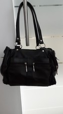 Echte Leder Tasche Umhängetasche Vintage Weekender Handmade dunkelbraun Nappa 