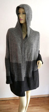 CECIL, lange Strickjacke/Kapuze, grau, Feinstrick, Gr.XXL, ohne Verschluß, top !